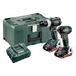 METABO Accu combo set 18 volt combo set 2.1.11: bs 18 lt bl+ssd 18 ltx 200 bl 685123000