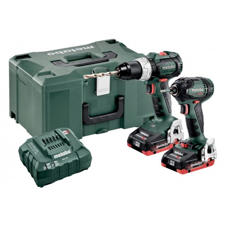 METABO Accu combo set 18 volt combo set 2.1.11: bs 18 lt bl+ssd 18 ltx 200 bl 685123000