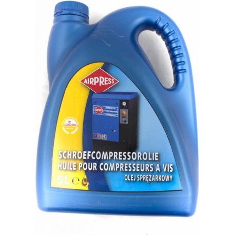 AIRPRESS Schroefcompressorolie coralia 5 liter 36488-P