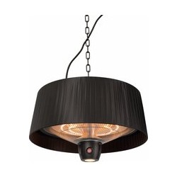 SUNRED Hangende terrasverwarmer Zwart 1500W (halogeen) ARTIX C-HB
