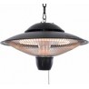 SUNRED Heater Barcelona Bright Hanging Black 1500 Watt BAR-1500H