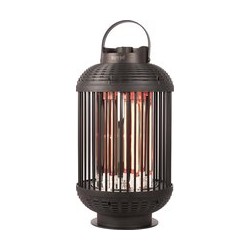 SUNRED Heater Indox Dark Table Black 1200 Watt D-INDO-12T