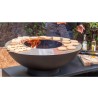 REDFIRE ONYX Classic Table 80 cm Steel + COVER 85209