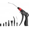 AIRPRESS Blaaspistool set met 7 nozzles 45029