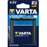 VARTA Longlife Alkaline batterij Power 4,5V 3LR12 BV3LR12-BL1