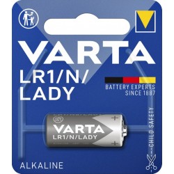 VARTA LR1 N LADY 1,5V high energy 880mAh Alkaline batt BVLR01-BL1