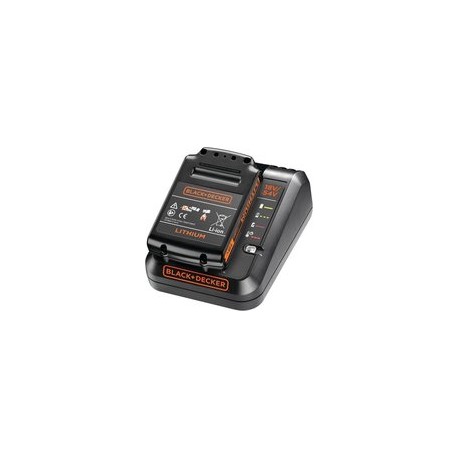 BLACK+DECKER Startset - 18V accu - 2A Lader - Lithium-Ion BDC2A20-QW