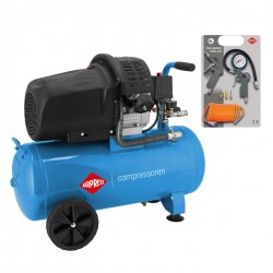 AIRPRESS Compressor HL 425-50 8 bar 3 pk/2.2 kW 260 l/min 50 l met accessoires 36888
