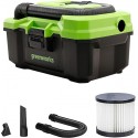 GREENWORKS 24 Volt accu stofzuiger zonder accu en lader G24WDV