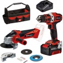 EINHELL TE-TK 18/2 li kit 18 v/4.0 ah, (accu boor-/schroefmachine / accu haakse slijper), 1 accu, power x-change 4257240