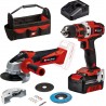 EINHELL TE-TK 18/2 li kit 18 v/4.0 ah, (accu boor-/schroefmachine / accu haakse slijper), 1 accu, power x-change 4257240