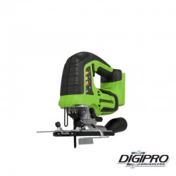 GREENWORKS 24 Volt accu decoupeerzaag zonder accu en lader GD24JS