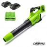 GREENWORKS 48 Volt (2X24 Volt 2Ah) Accu bladblazer GD24X2ABK2x