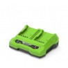 GREENWORKS 40 Volt dual accu lader G40x2CUC2