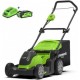 GREENWORKS 40 Volt Accu Maaier met 2Ah accu en lader G40LM41K2