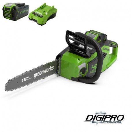 GREENWORKS 40 Volt Accu Kettingzaag GD40CS18K4
