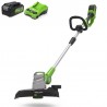 GREENWORKS 24 Volt Accu Trimmer en Kantensnijder inclusief 4Ah accu en lader G24LT30MK4