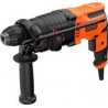 BLACK+DECKER 650W 1.4J Pneumatische boorhamer met accessoires in koffer BEHS01K-QS