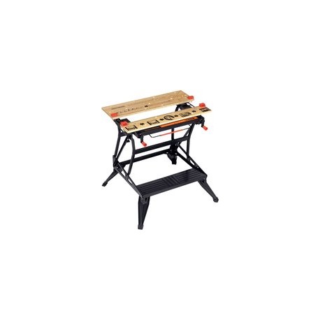 BLACK+DECKER Workmate opvouwbare werkbank met 2 werkhoogtes en tot 250 kg WM825-XJ