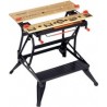 BLACK+DECKER Workmate opvouwbare werkbank met 2 werkhoogtes en tot 250 kg WM825-XJ