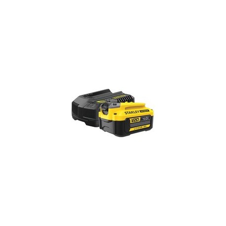 STANLEY Startpakket: 2x 18Volt 2.0Ah Lithium-ion accu's + 2A lader SFMCB12D2-QW