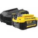 STANLEY Startpakket: 2x 18Volt 2.0Ah Lithium-ion accu's + 2A lader SFMCB12D2-QW