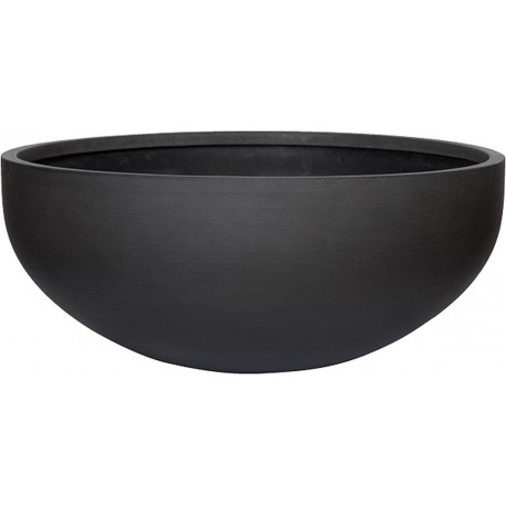 POTTERYPOTS Morgana Antraciet-Zwart Plantenschaal Plantenbak voor op tafel diameter 43.5 cm hoogte 19 cm plantopening 42 cm D1