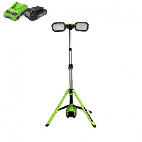 GREENWORKS 24 Volt Accu LED lamp G24SWLK2