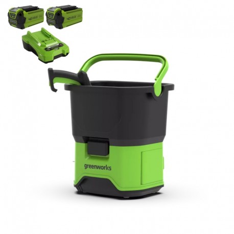 GREENWORKS 40v accu hogedrukreiniger, 70 bar GDC40K2X