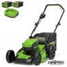 GREENWORKS 60 Volt accu grasmaaier inclusief twee 2 Ah accu's en lader GD60LM46HPK2X