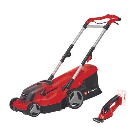 EINHELL GE-CM 36/37 li kit, accu grasmaaier + accu gras-/heggenschaar, power x-change 3413173