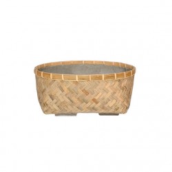 POTTERYPOTS Bohemian Bamboo Nala Laag L D48 x H20 cm T4106-20-BB