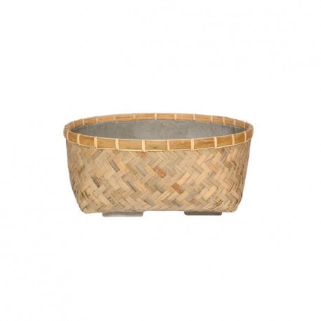 POTTERYPOTS Bohemian Bamboo Nala Laag L D48 x H20 cm T4106-20-BB