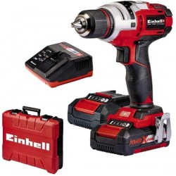EINHELL TE-CD 18 li e kit 2,0 ah accu boor-/schroefmachine, 2 accu's, power x-change 4513871