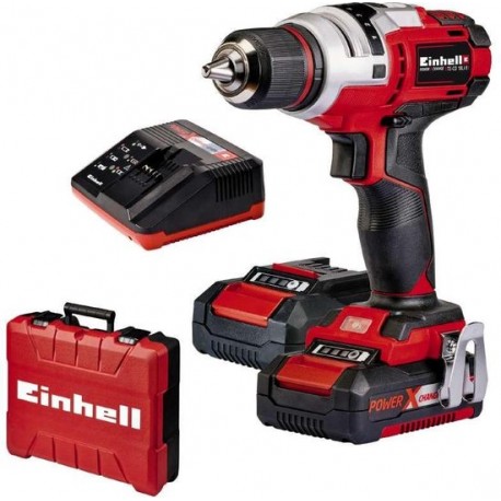 EINHELL TE-CD 18 li e kit 2,0 ah accu boor-/schroefmachine, 2 accu's, power x-change 4513871