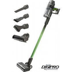 GREENWORKS 24 Volt accu Steelstofzuiger inclusief 4Ah accu en lader GD24SVK4