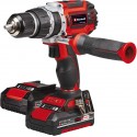 EINHELL TP-CD 18/60 li-i bl kit 2.0 ah + 39-delige boor-/bitset - accu klopboor-/schroefmachine - 2 accu's - 4514206
