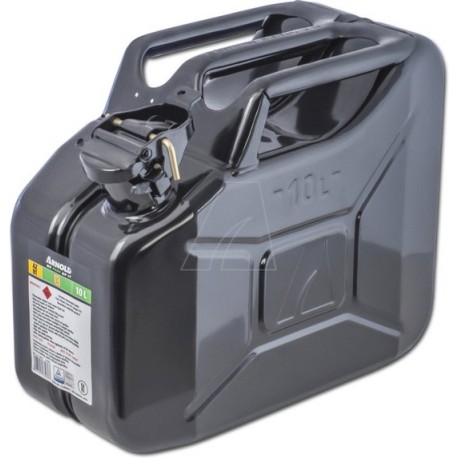 ARNOLD Metalen Jerrycan 10 liter, Zwart 6011-X1-2001