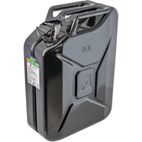 ARNOLD Metalen Jerrycan 20 liter, Zwart 6011-X1-2002
