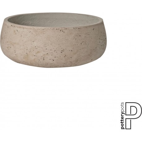POTTERYPOTS Bloempot Plantenschaal Grey washed-Grijs D 29 cm H 11 cm P3025-11-34