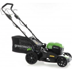 GREENWORKS 48 Volt (2X24 Volt) accu maaier met acculader en 2 x 24 Volt accu's GD24X2LM46SPK4x