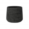 POTTERYPOTS Bloempot Patt Black washed-Grijs-Zwart D 34 cm H 28.5 cm P3026-28-33