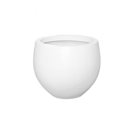 POTTERYPOTS Jumbo Orb S, Matte White E1189-S1-MW