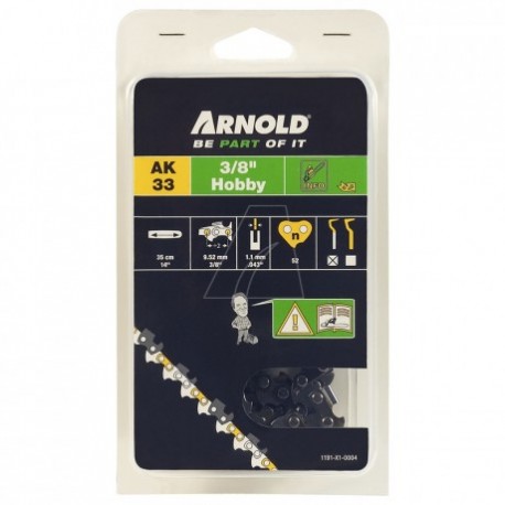 ARNOLD Zaagketting 3/8 inch LP 1,1 mm, 52 Schakels 1191-X1-0004