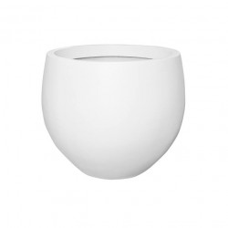 POTTERYPOTS Jumbo Orb M, Matte White E1188-S1-MW