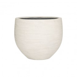 POTTERYPOTS Jumbo Orb S, Ivory Washed R1189-S1-89