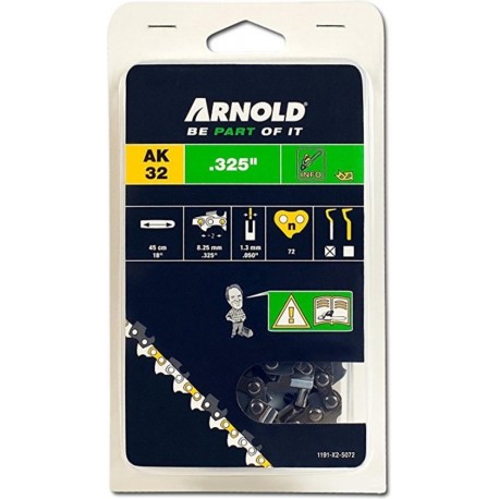 ARNOLD Zaagketting .325 inch, 1,3 mm, 72 Schakels 1191-X2-5072