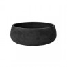 POTTERYPOTS Schaal-Plantenbak Eileen Black Washed-Grijs-Zwart D 35 cm H 13 cm P3025-13-33