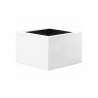 POTTERYPOTS Fiberstone Glossy White Jumbo Middle High (XL) E1070-S1-W