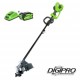 GREENWORKS 40 Volt Accu Trimmer en Bosmaaier GD40BCK2